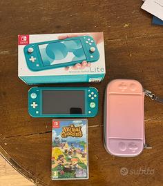 Nintendo switch lite+ Animal crossing