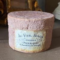 Scatola in patina antica rosa