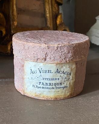 Scatola in patina antica rosa