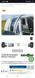 Tenda campeggio 5 posti