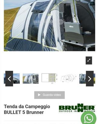 Tenda campeggio 5 posti