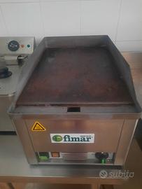 Frytop a piastra liscia