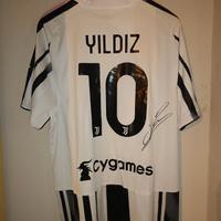 Maglia Juventus Yildiz n.10 autografata 