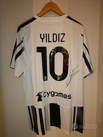 Maglia Juventus Yildiz n.10 autografata 