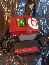 batteria e caricabatteria per decespugliatore 
