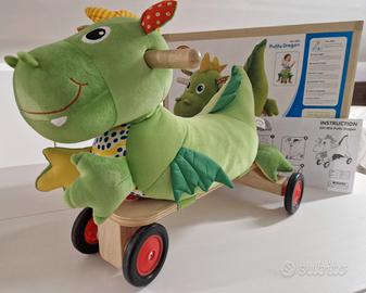 Giocattolo Drago a spinta cavalcabile