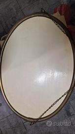  ventaglio quadro e specchio in ottone 