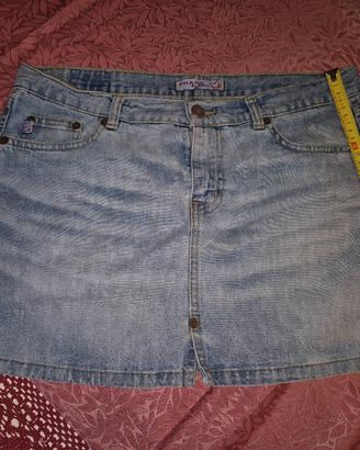 Minigonna jeans Phard blu