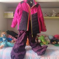 Completo tuta sci bambina tg. 6 anni