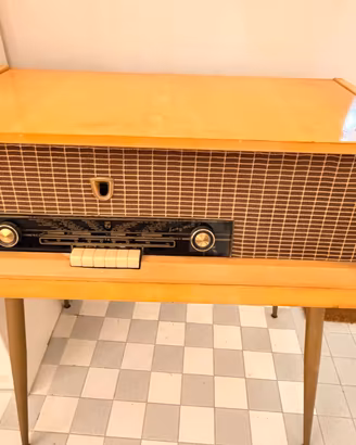 Mobile Radio Giradischi Vintage Philips "L'Alfiere