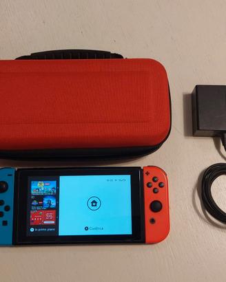 Nintendo Switch joycon e caricabatterie