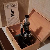 Microscopio Vintage da studio, anni '60-'70