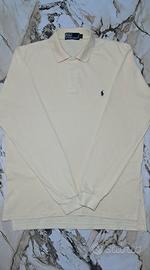 Polo Ralph Lauren Vintage Manica Lunga - Crema