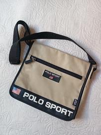 Cartella borsa vintage Polo Sport beige