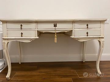 Scrivania Barocca laccatura artigianale