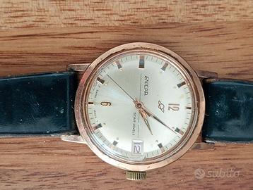 Orologio Enicar Auto Star Jewels Placcato Oro