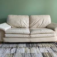 divano 3 posti in pelle