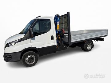 IVECO DAILY 35C14 GRU PM + CASSONE FISSO