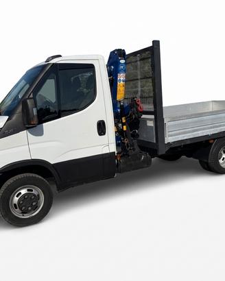 IVECO DAILY 35C14 GRU PM + CASSONE FISSO