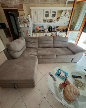 Divano letto con penisola