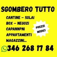 Sgomberi rapidi e professionali a lodi e provincia