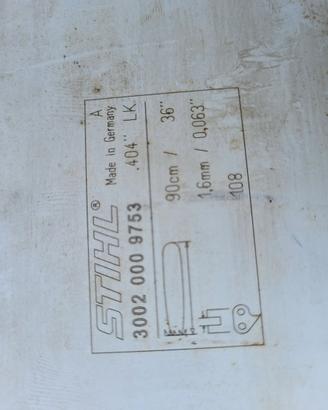barra motosega Sthil 90cm