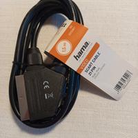 cavo scart video 21 PIN Hama MT 1.5 nuovo 