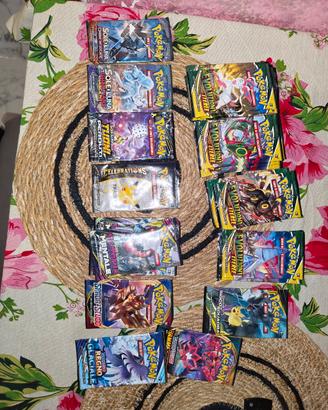 Lotto Bustine Carte Pokemon