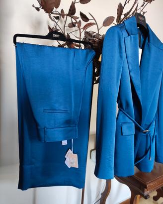 LIU-JO Completo Elegante Blu cangiante. tg 42, 44
