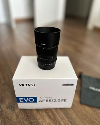 Viltrox 85 f 2 Evo attacco sony E