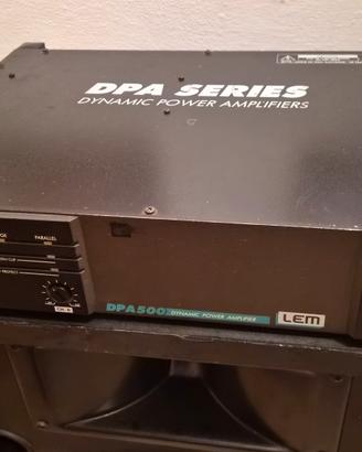 Amplificatore e casse Lem