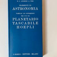 Manuali Hoepli "Elementi di Astronomia" 1935