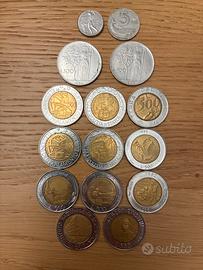 Monete in edizione￼limitata da 500 lire e 100 lire