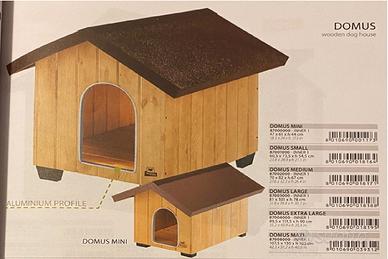 CUCCIA IN LEGNO NUOVA Ferplast Domus Extra Large