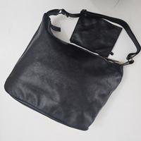 TIMBERLAND BORSA NERA VERA PELLE CON BUSTINA