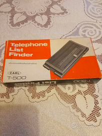 Rubrica Telefonica vintage Made in Japan