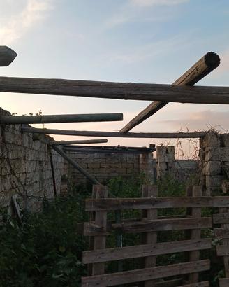 travi rotonde in legno da 5 mt. 3 pezzi più altri