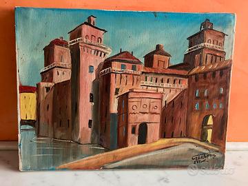 Olio su tela Guglielmo Tartaglia 1977