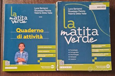 Libro di LINGUA ITALIANA " LA MATITA VERDE " 