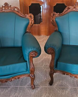 2 Poltrone Vintage/ barocco restaurate