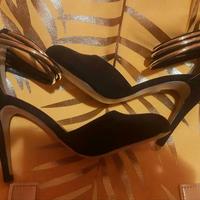 SCARPINE NERE E ORO DONNA (NUOVE)