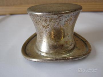 Tappo per bottiglia vintage in argento 800 coprita