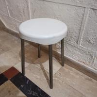 Sgabello abs bianco con gambe cromo.
ORJSI Milano 