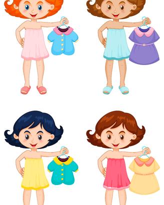 vestiario donna e bambina second hand