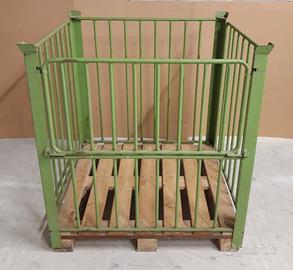 Gabbia in metallo per pallet