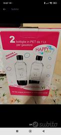 bottiglie per gasatore da litri 1 Happy frizz