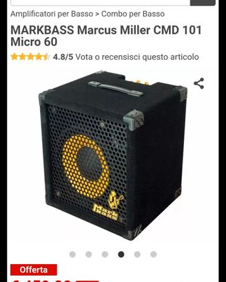 amplificatore per basso elettrico 