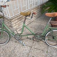 Tandem bicicletta d’epoca