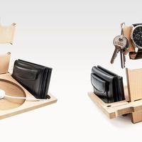 Docking Station in legno naturale