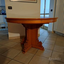 Tavolo rotondo allungabile legno